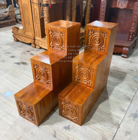 Bậc Tam Cấp Gỗ Xoan 16cm (5 màu)