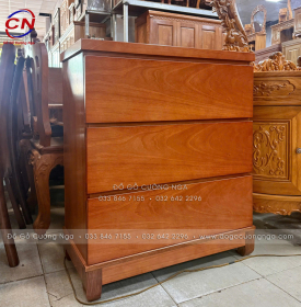 Tủ Nhật Gỗ Xoan Đào 3 Ngăn Kéo Đa Năng Cho Phòng Ngủ