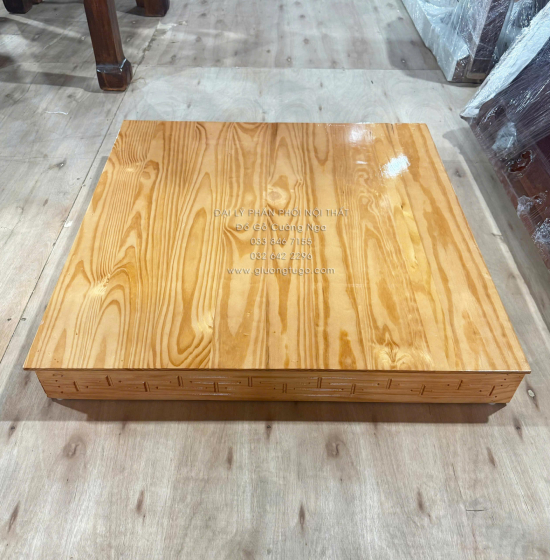 Đế Kê Bàn Thờ Ông Địa - Thần Tài Gỗ Xoan (5 màu)