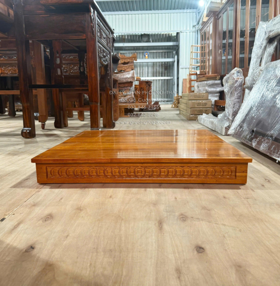 Đế Kê Bàn Thờ Ông Địa - Thần Tài Gỗ Xoan (5 màu)