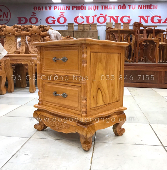 Combo phòng ngủ giường tủ gỗ gõ đỏ đẹp