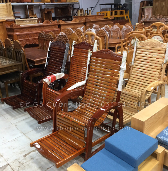Ghế Dây Thư Giãn Gỗ Sồi Hiện Đại 