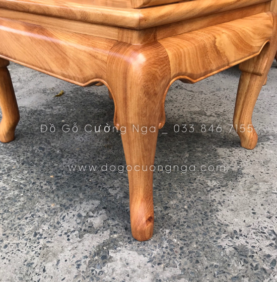 Bộ Salon Gỗ Gõ Đỏ Tay Móc Cao Cấp