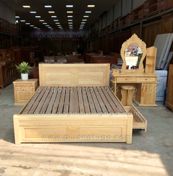 Combo phòng ngủ gỗ sồi CN 51