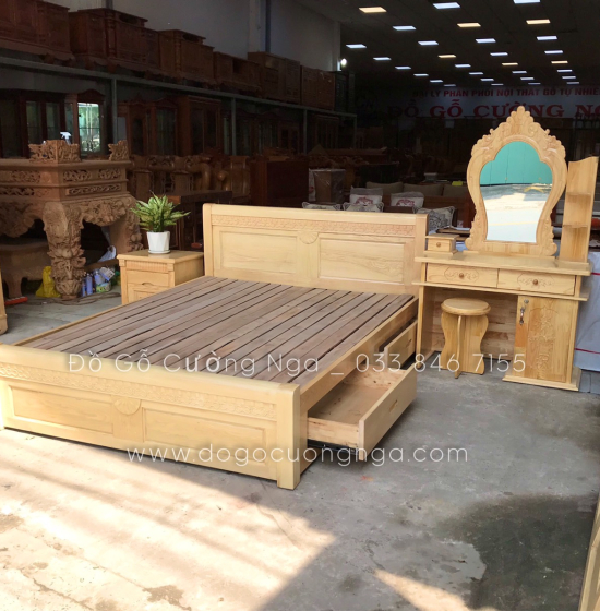 Combo phòng ngủ gỗ sồi CN 51