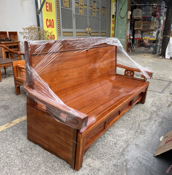 Trường kỷ gỗ xoan đào cao cấp 1m4x2m 