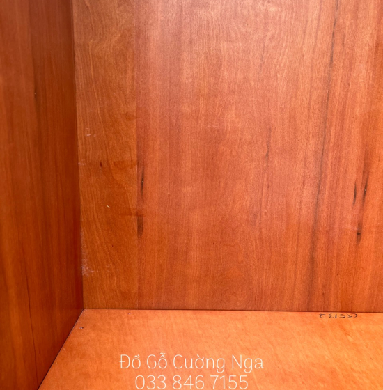 Tủ quần áo gỗ xoan đào 5 cánh - 2 tầng lá sách 