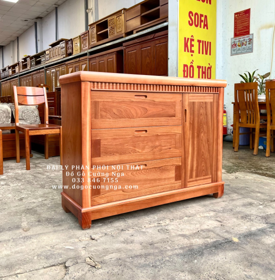 Tủ quần áo em bé gỗ xoan đào 1m ( tủ quần áo em bé )