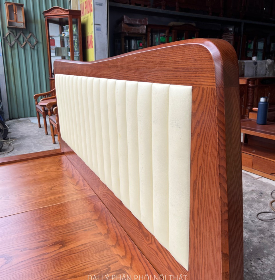 Giường Ngủ Gỗ Sồi Nga Kiểu Nhật Chân Quỳ Đẹp Hiện Đại 