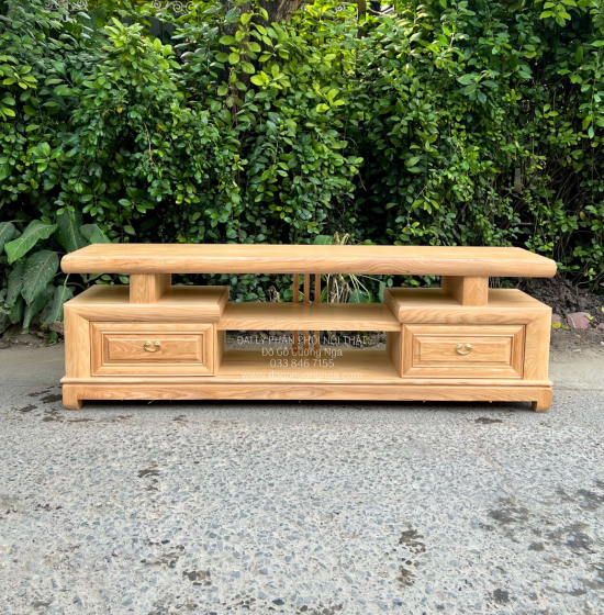 Kệ Tivi Gỗ Sồi Nga Kiểu Nhật KG 16.6