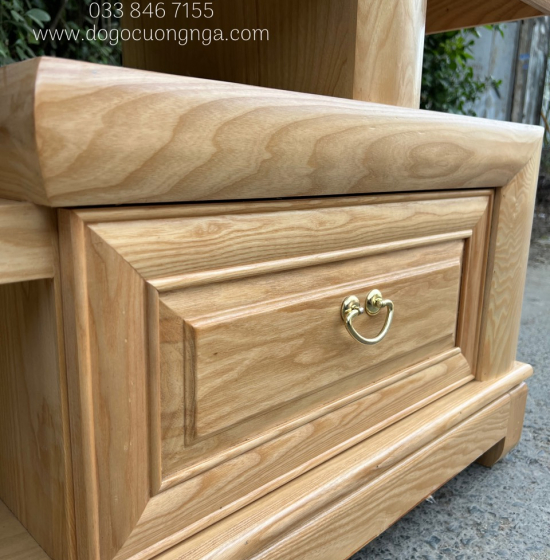 Kệ Tivi Gỗ Sồi Nga Kiểu Nhật KG 16.6