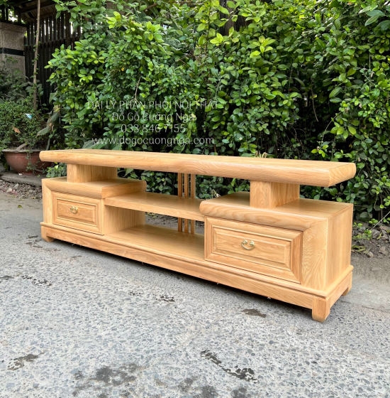 Kệ Tivi Gỗ Sồi Nga Kiểu Nhật KG 16.6