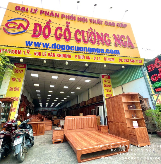 Giường Ngủ Kiểu Nhật Chân Quỳ Gỗ Cẩm Cao Cấp 