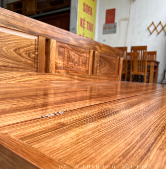 Giường Gấp Gỗ Hương Xám Thông Minh 1m2 x 1m9 